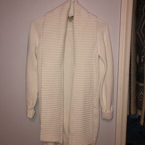 White Burberry Cardigan